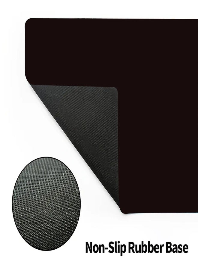 StRoux TCG Playmat, Black MTG Game Mat, Mousepad Compatible for MTG Trading Card Game Playmats Board Game TCG Playmat Table Mats Games Size 24 x 14 inches - Image 3